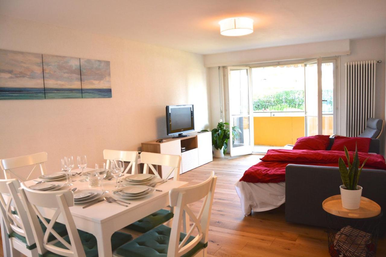 Plage & Montagne - Appartement Familial A Proximite De La Plage De Preverenges Luaran gambar
